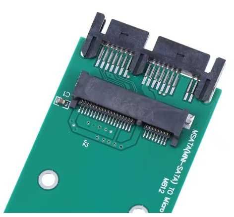 Переходник Micro SATA 1.8" на mSATA SSD