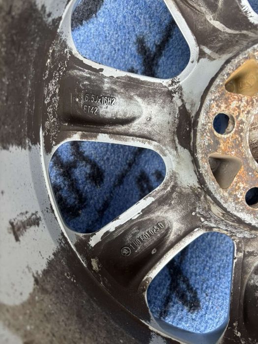 Оригінальні диски 5/100 r16 6.5j et42 skoda octavia vw golf seat