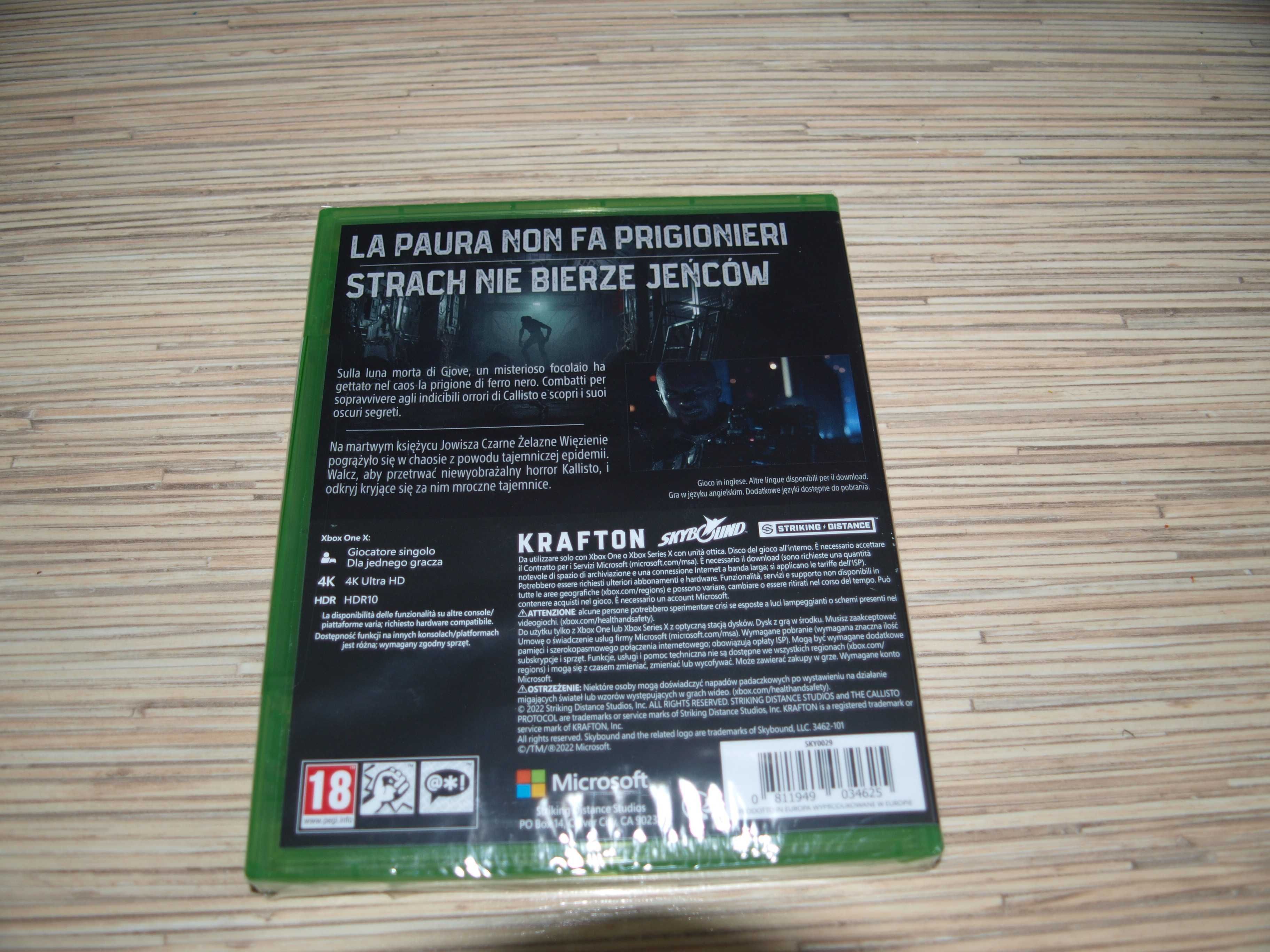 Gra The Callisto Protocol Day One Edition PL Xbox one nowa we folii!!
