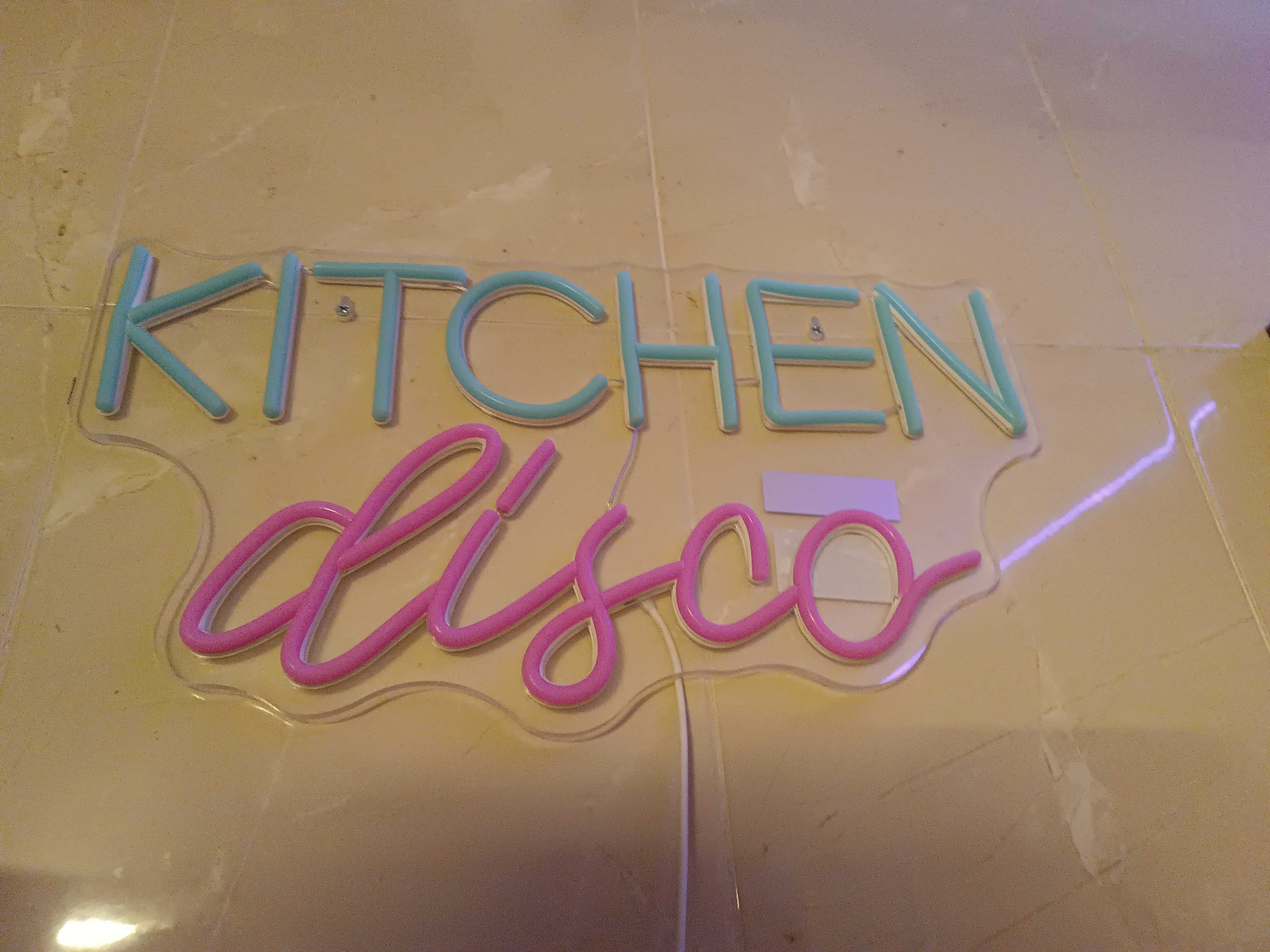 Neon Luminoso "Kitchen Disco" Novo