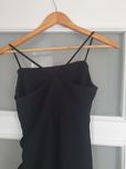 Sukienka czarna mini zara