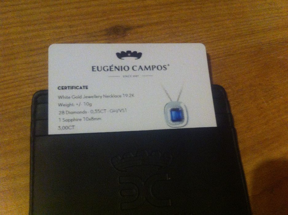 Eugénio de Campos -Jewels - C/ certif Autenticidad