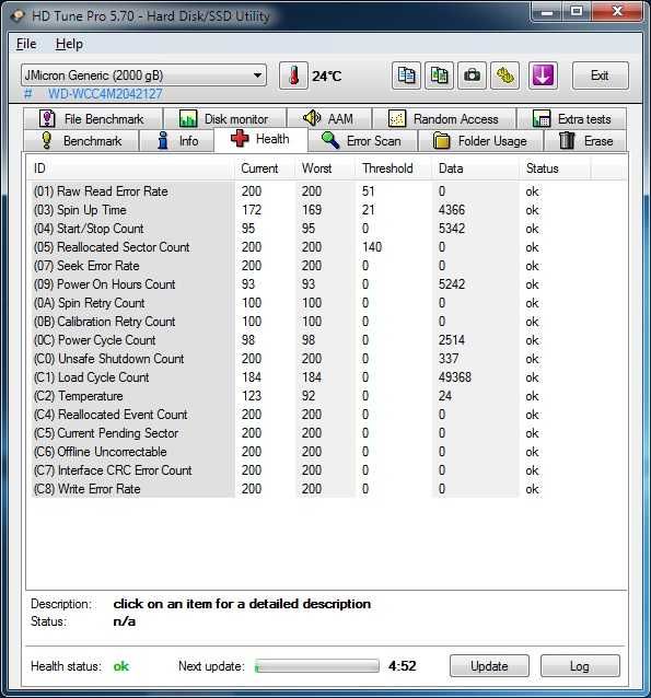 Dysk 2TB WD20EZRX SATA 3,5" 5400RPM