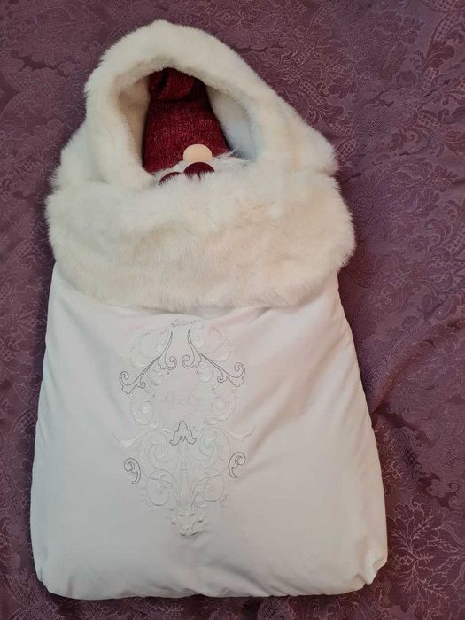 Зимовий конверт на виписку для хлопчика або дівчинки