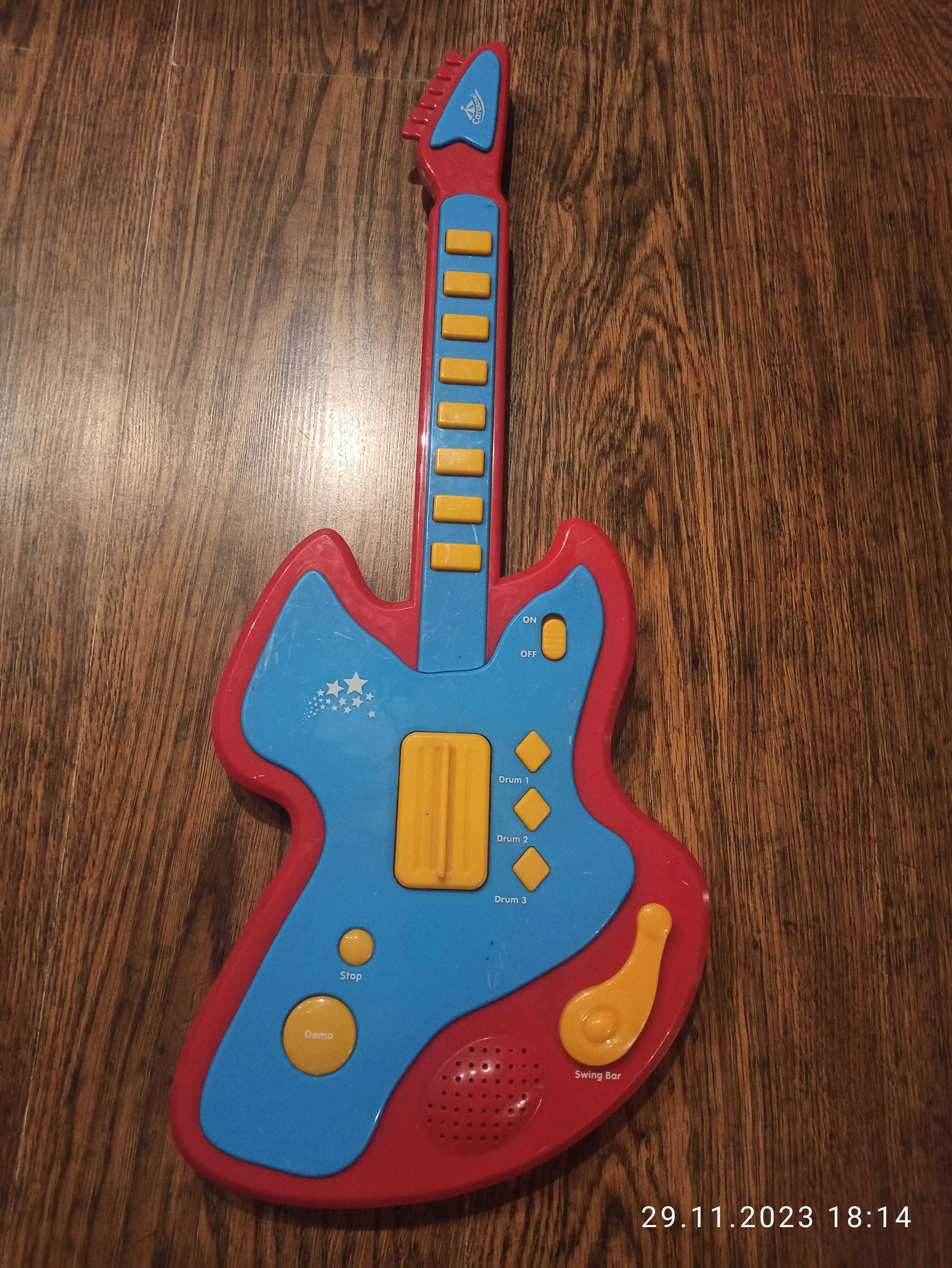 Gitara + puzzle piankowe 8 sztuk