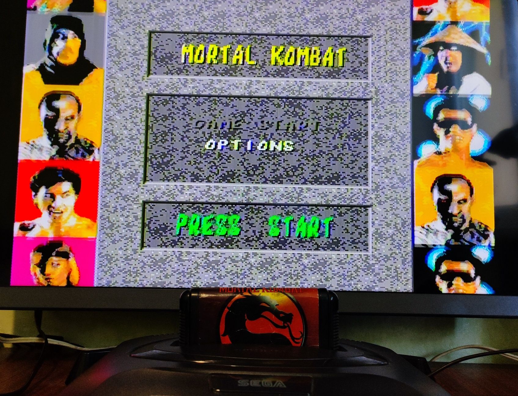 Оригинальный картридж Sega Mortal Kombat