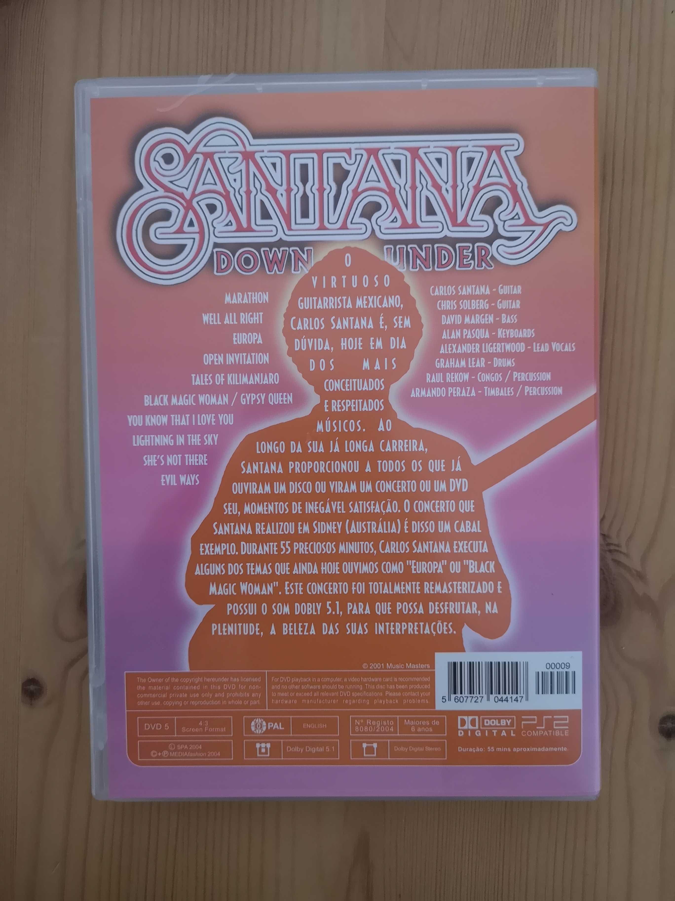 DVD Santana, Down Under