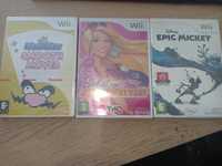 Jogos wii novos Barbie Mickey wario