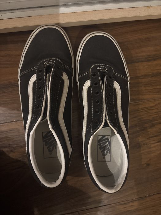 Vans кеды оригинальные без шнурков 41 размер 26,5 см