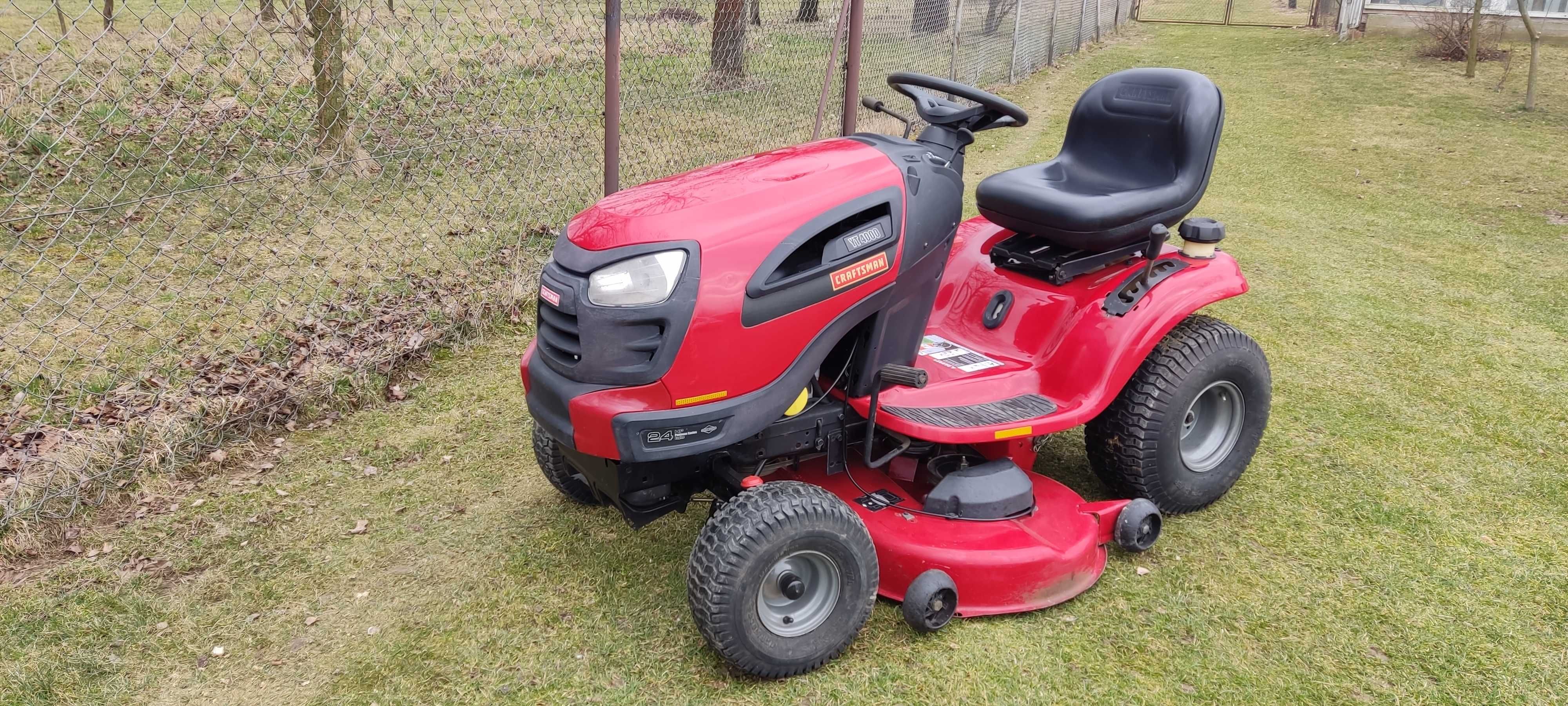 KOSIARKA Traktorek CRAFTSMAN 24 hp Briggs Cub Cadet Husqvarna John