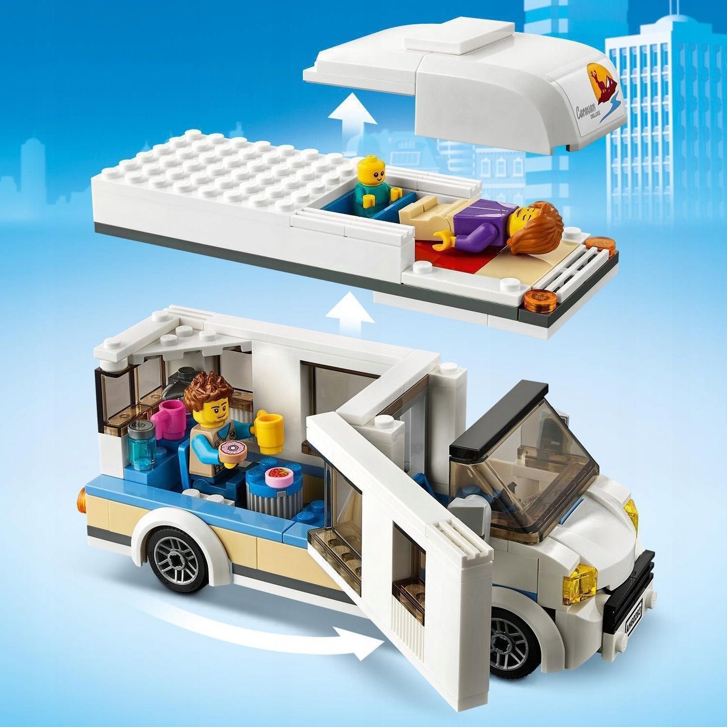 LEGO City Wakacyjny kamper 60283 dzieci Promocja BLACK FRIDAY Gratis!