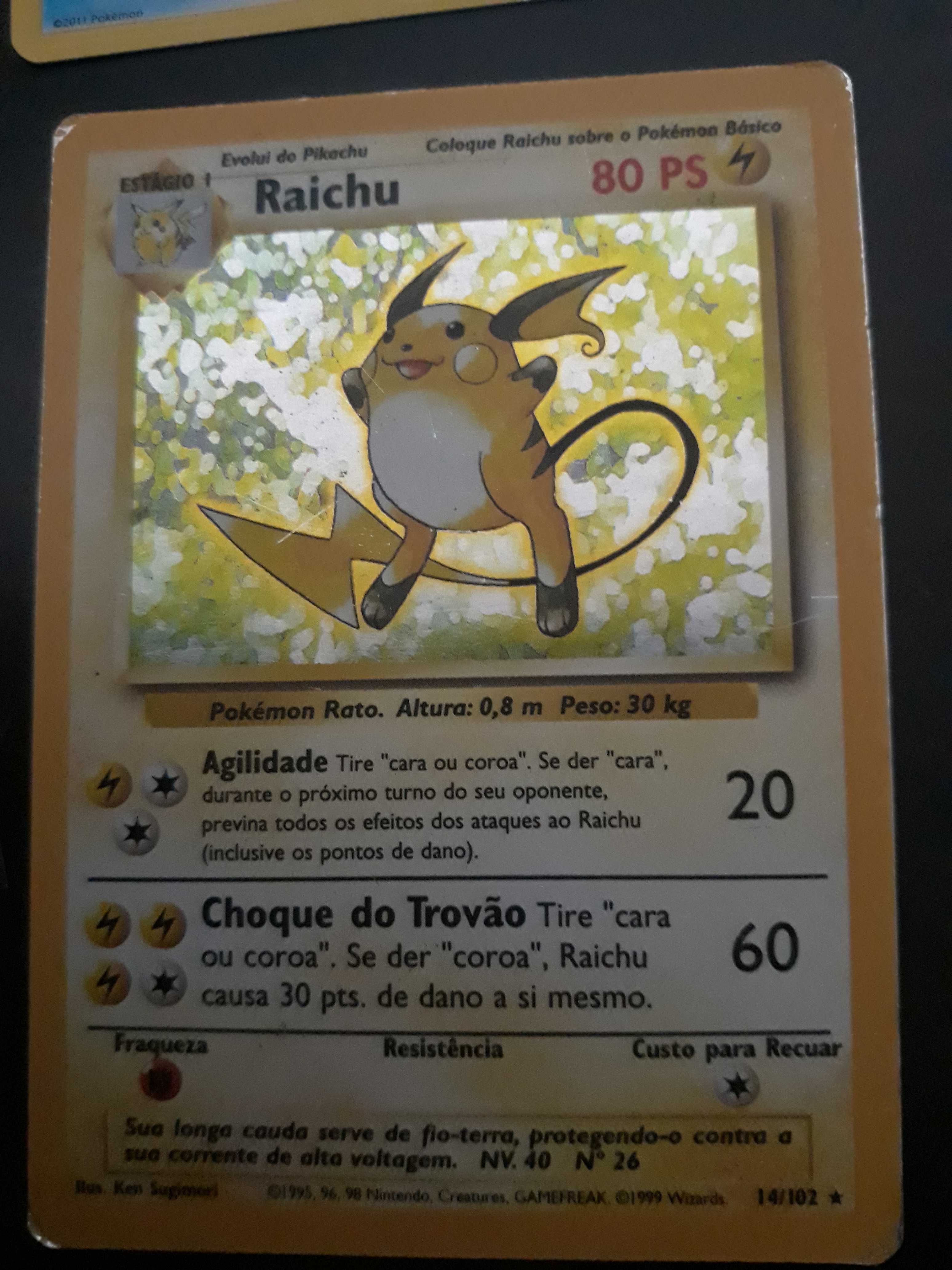 Cartas Pokémon holográficas Raras