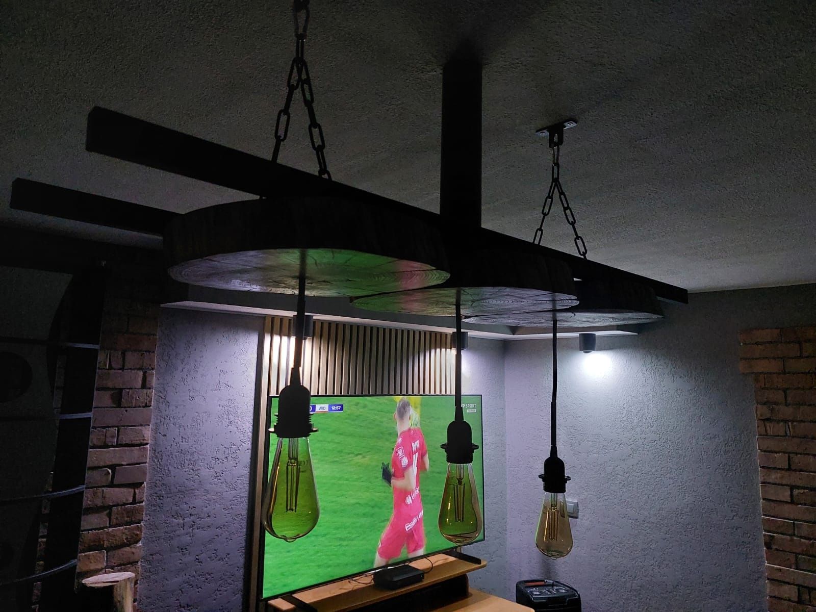 Sprzedam lampe z drewna