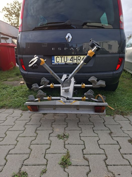 Bagażnik na 2 rowery na hak uchylny
