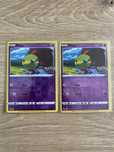 2x Karta Reverse Holo Pokémon TCG - Natu 032/078 PGO