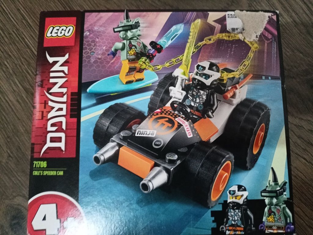 Lego Ninjago 71706 Samochód Cole'a jak nowy