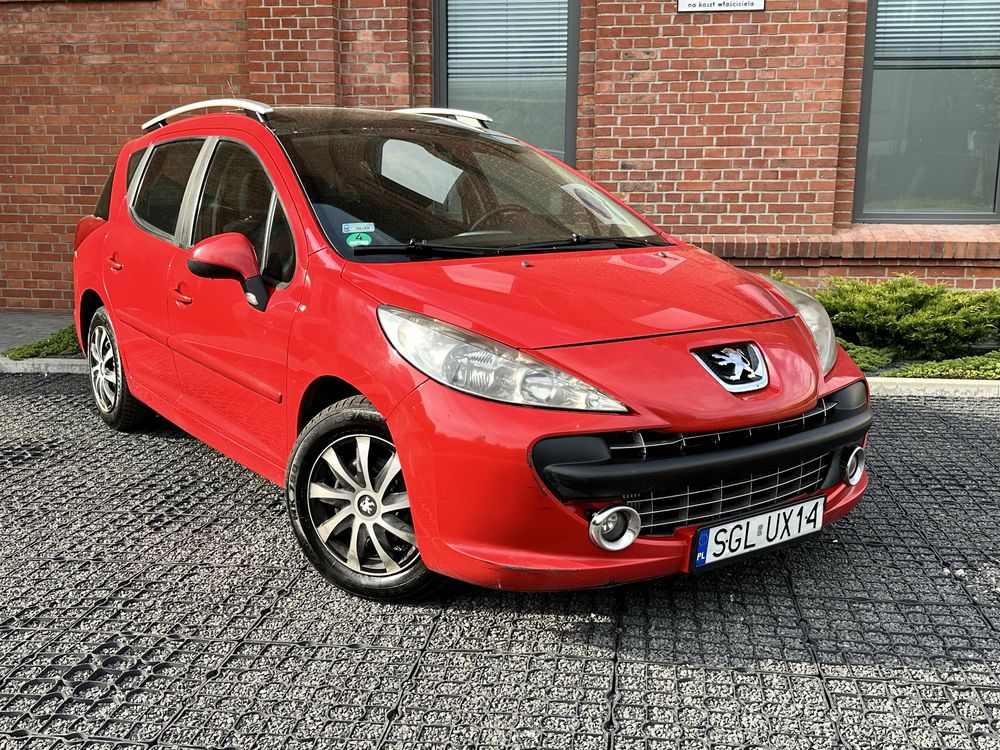 Peugeot 207 SW 1.6 HDi 2008 rok, Klima, Panorama