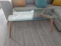 Mesa centro com vidro
