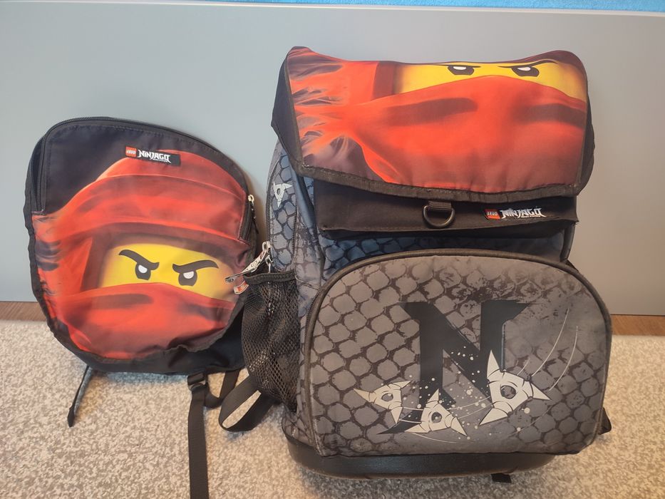 Plecak szkolny Lego Ninjago Kai of fire 2 częściowy zestaw