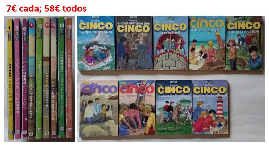 Coleções de Livros Infanto-Juvenis Usados em Ótimo Estado!