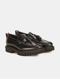 Tommy Hilfiger Chunky Dress Leather Loafers