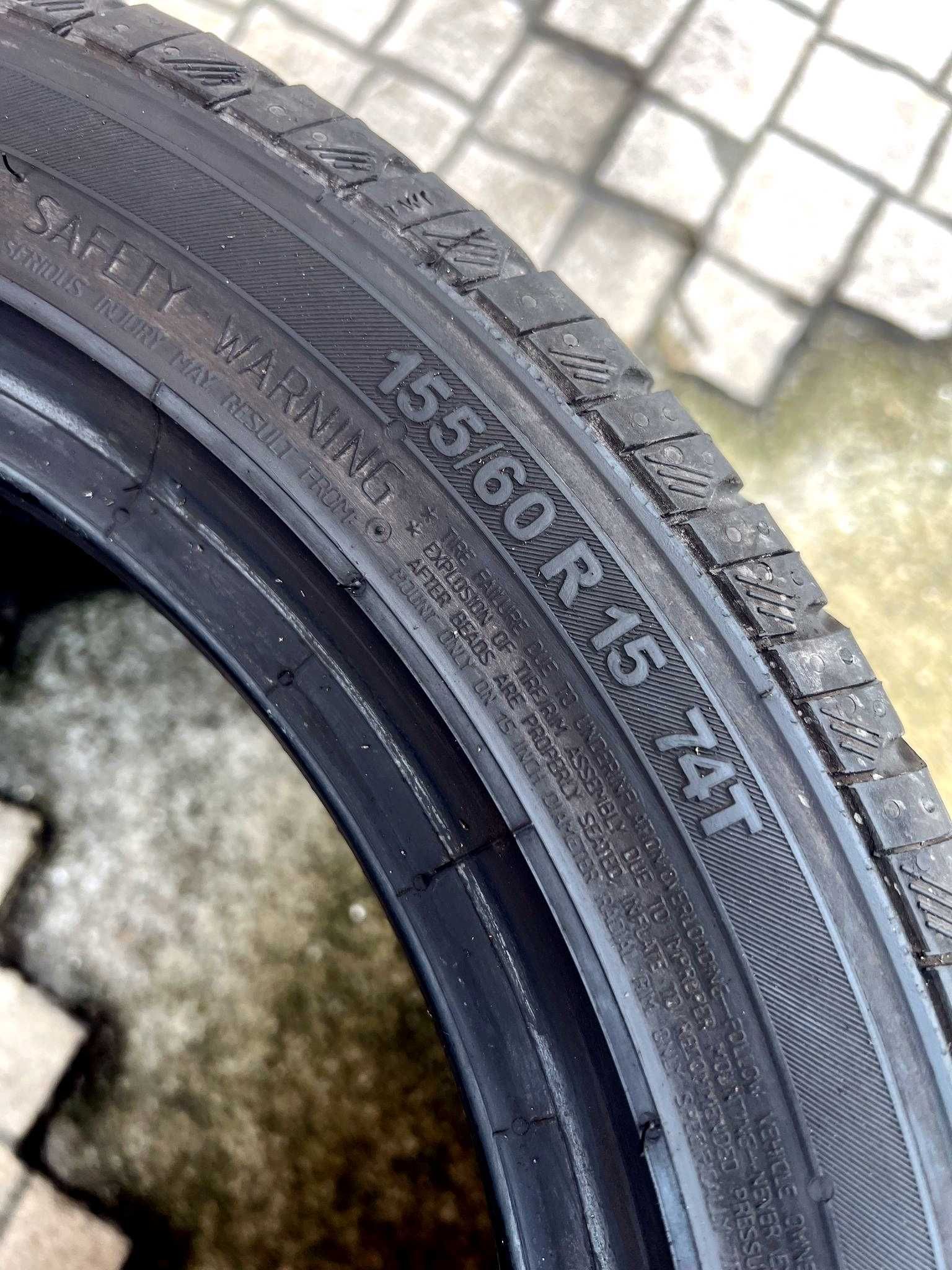 Pneus Continental ContiEcoContact 3 - 155/60/15 - Como novos