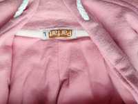 Bluza rozpinana różowa L