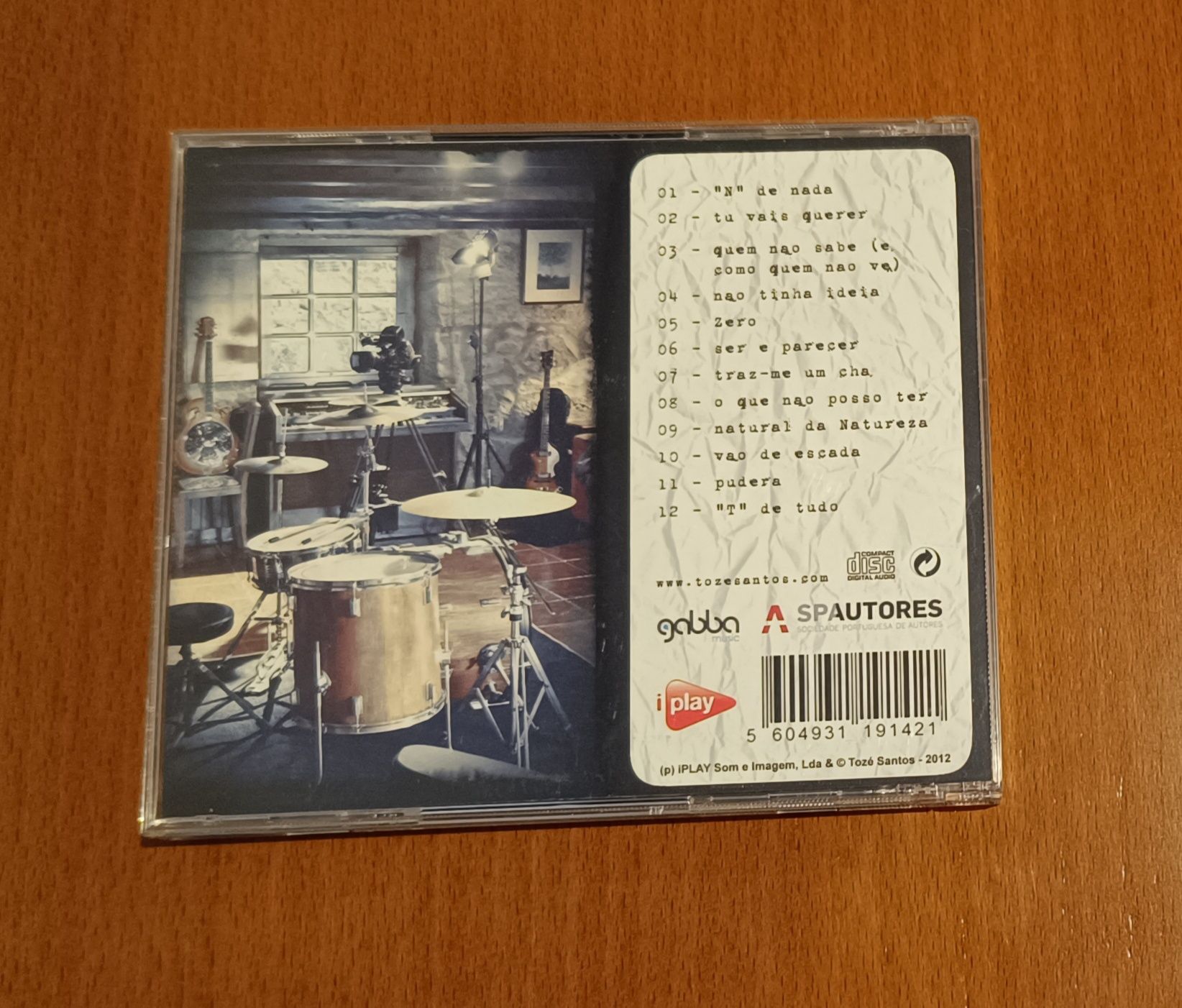 CD de Tozé Santos - Homem dos 7 instrumentos como Novo.