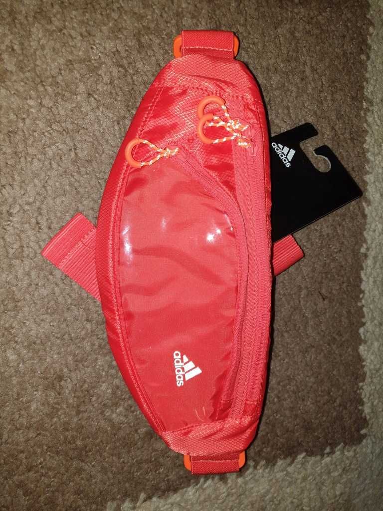 Adidas nerka biodrowa saszerka czerwona pomarańczowa wodoodporna nowa
