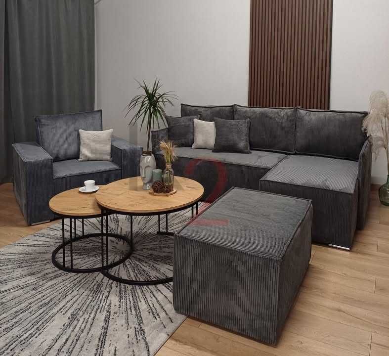 Narożnik Fabio Sofa  Kanapa Łóżko z Funkcją  spania Pojemnik +Gratis