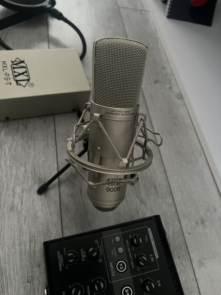 Обмін набору для запису MXL 9000, Mackie Big Knob Studio+, DBX 266xl