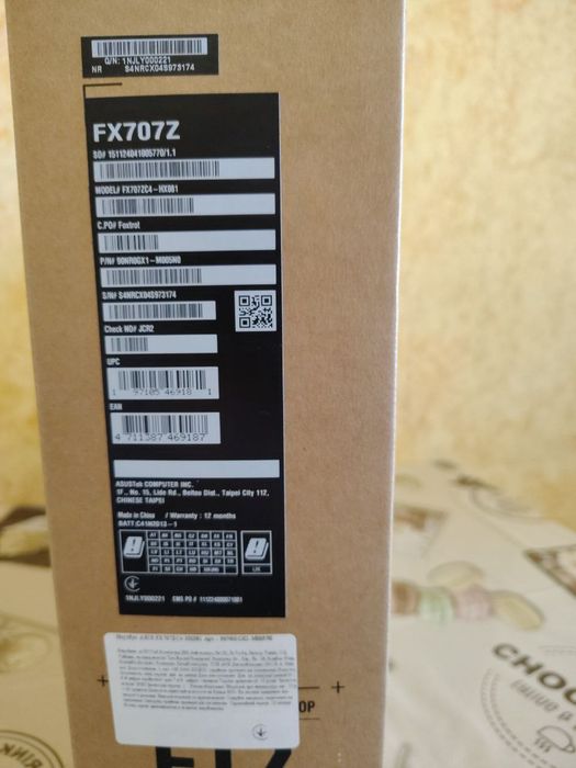 Ноутбук ASUS TUF Gaming F17 FX707ZC4