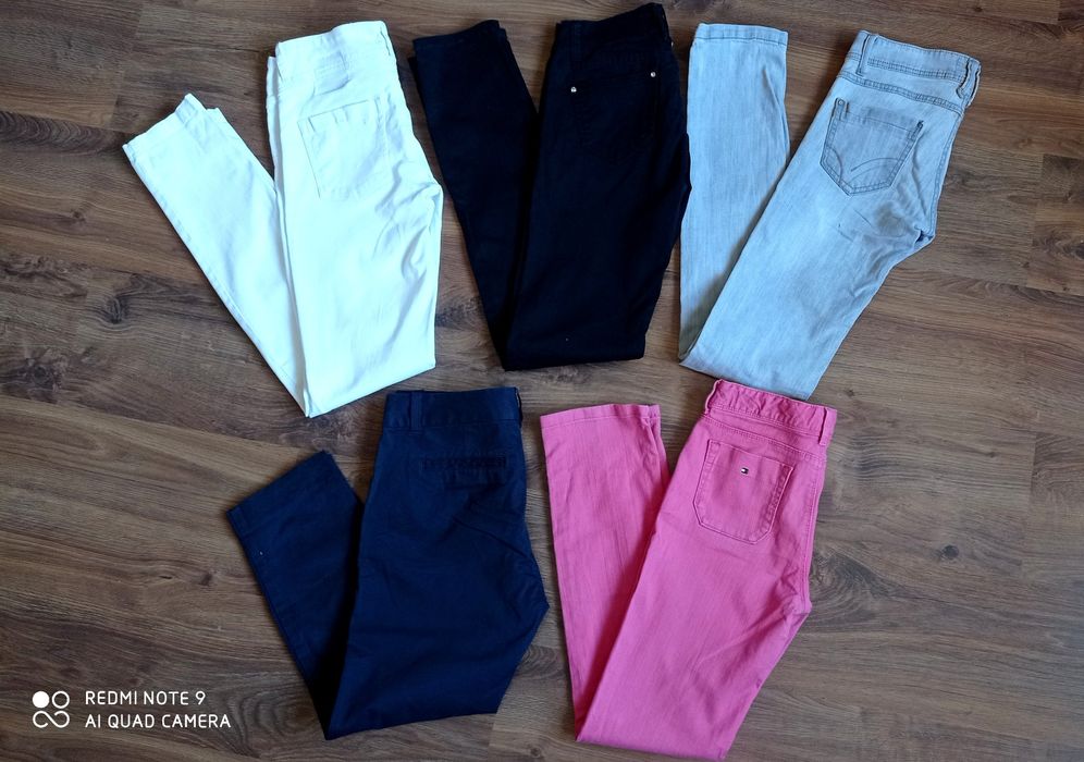 Spodnie dżinsy Tommy Hilfiger Stradivarius Tom Tailor zestaw