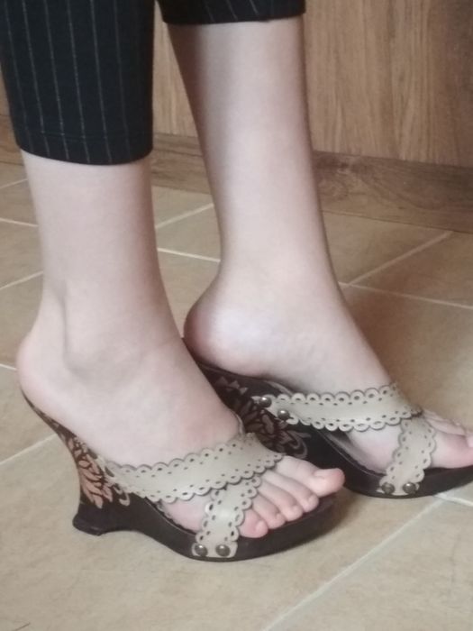 Женское Сабо кожа