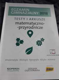 Testy i arkusze matematyczno-przyrodnicze - egzamin gimnazjalny