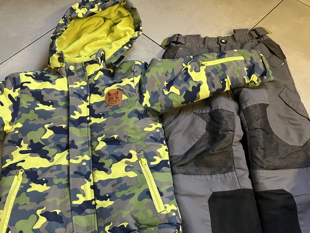 Kombinezon narciarski zimowy spodnie i  kurtka rozmiar 110