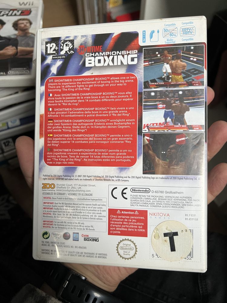 Championship Boxing - Nintendo Wii - uzywa e