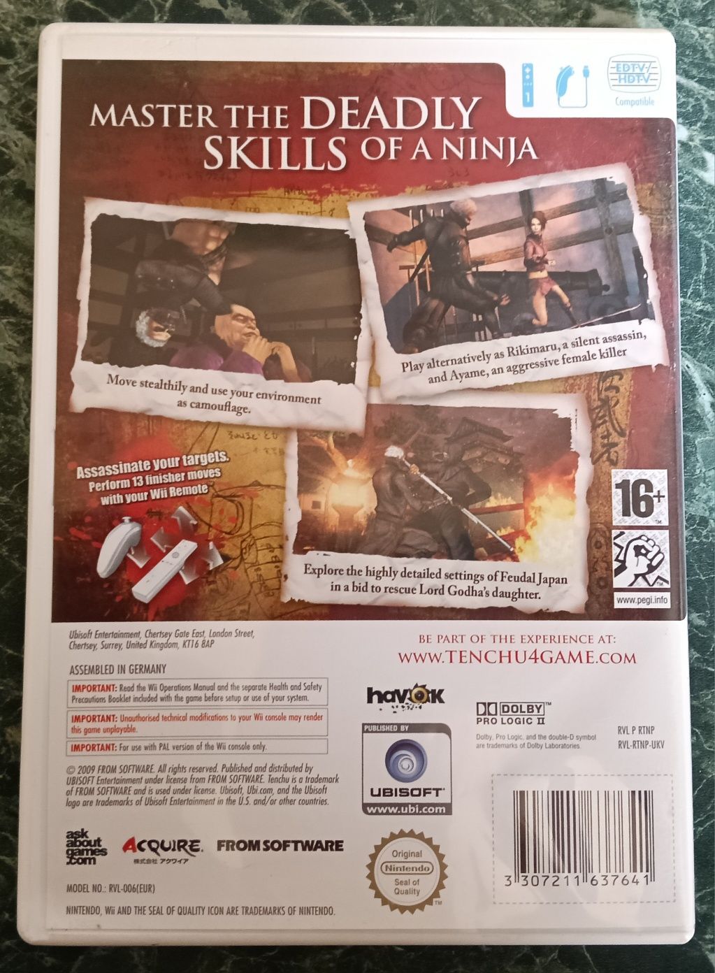 Tenchu Shadow Assassins  - Nintendo Wii