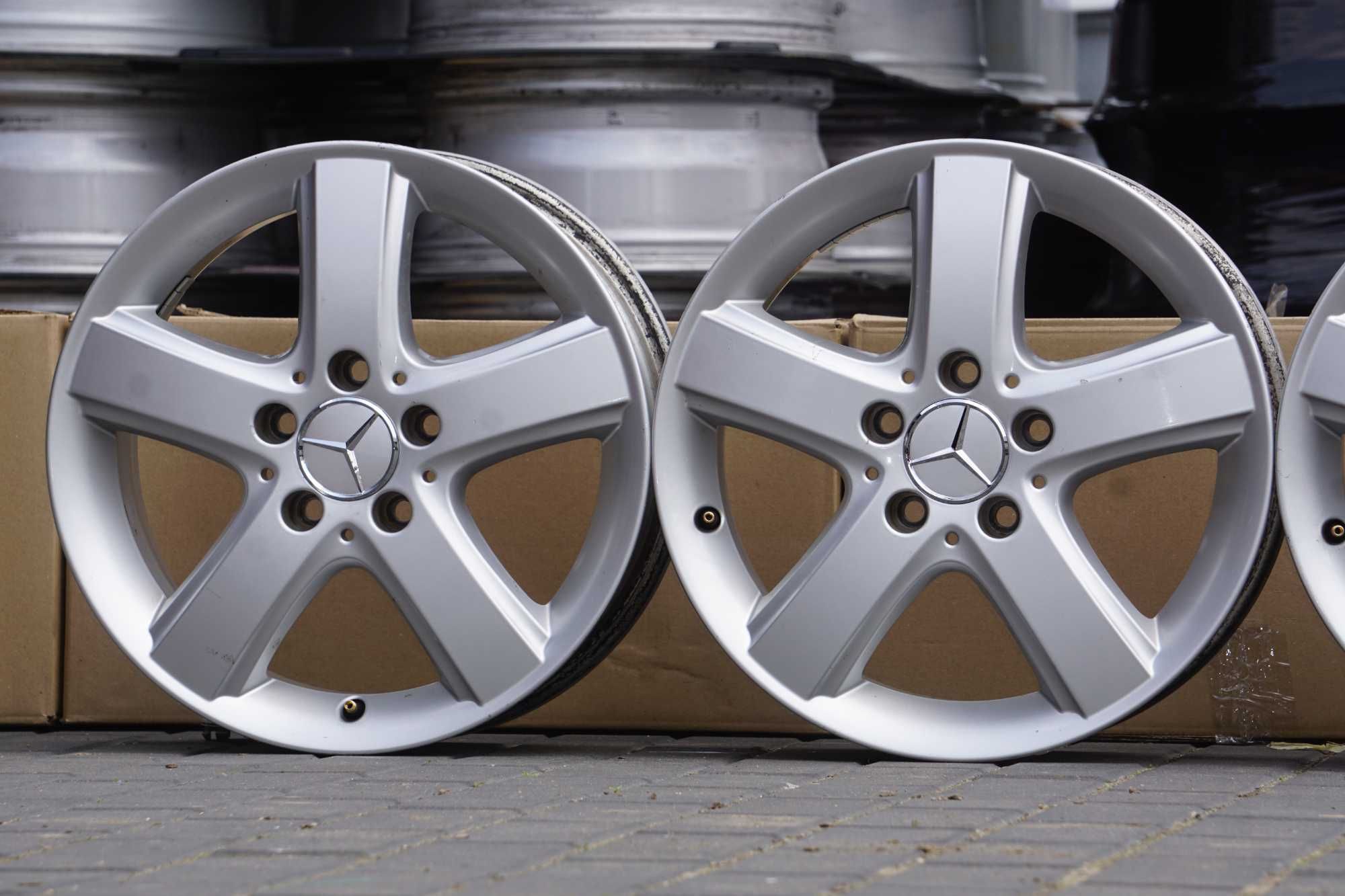 Alufelgi oryginał Mercedes 5x112 6Jx16 et46 cb66,6mm nowe dekle