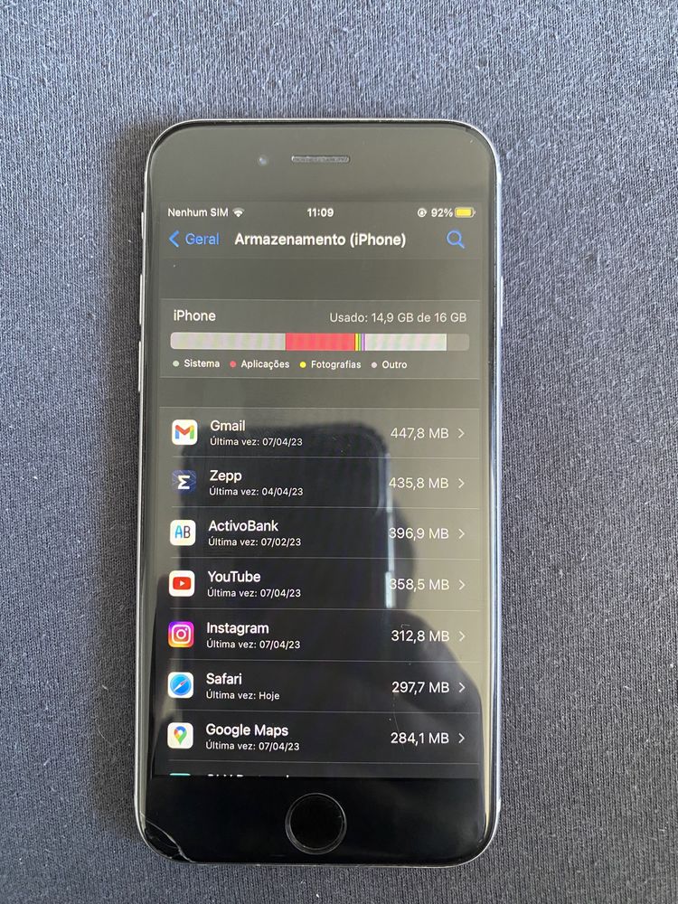 iPhone 6s usado 16 gb de memória