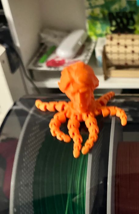 Polvo com cabeça de Vicktor de Arcane