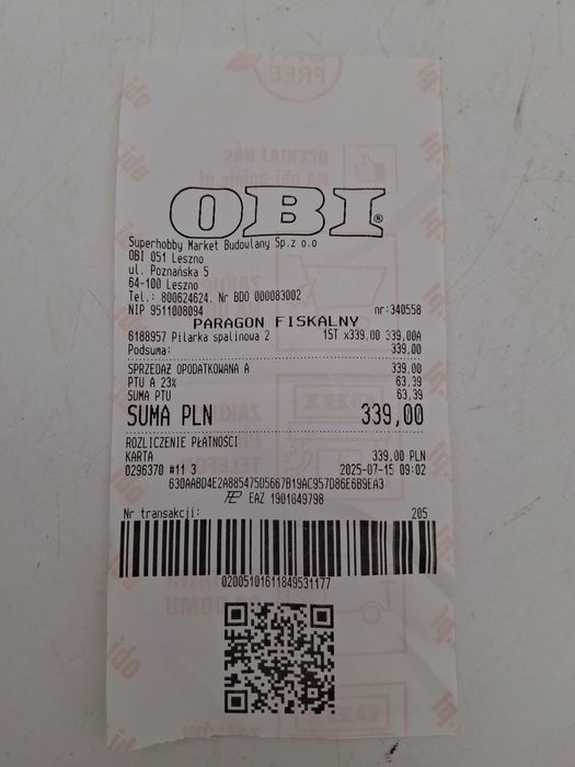 Pila łańcuchowa spalinowa HANDY RG4114-A4 GWARANCJA!