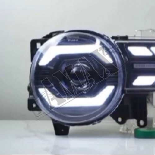 АКЦИЯ Передние фары+поворотники (LED) NEW DESIGN Toyota FJ Cruiser