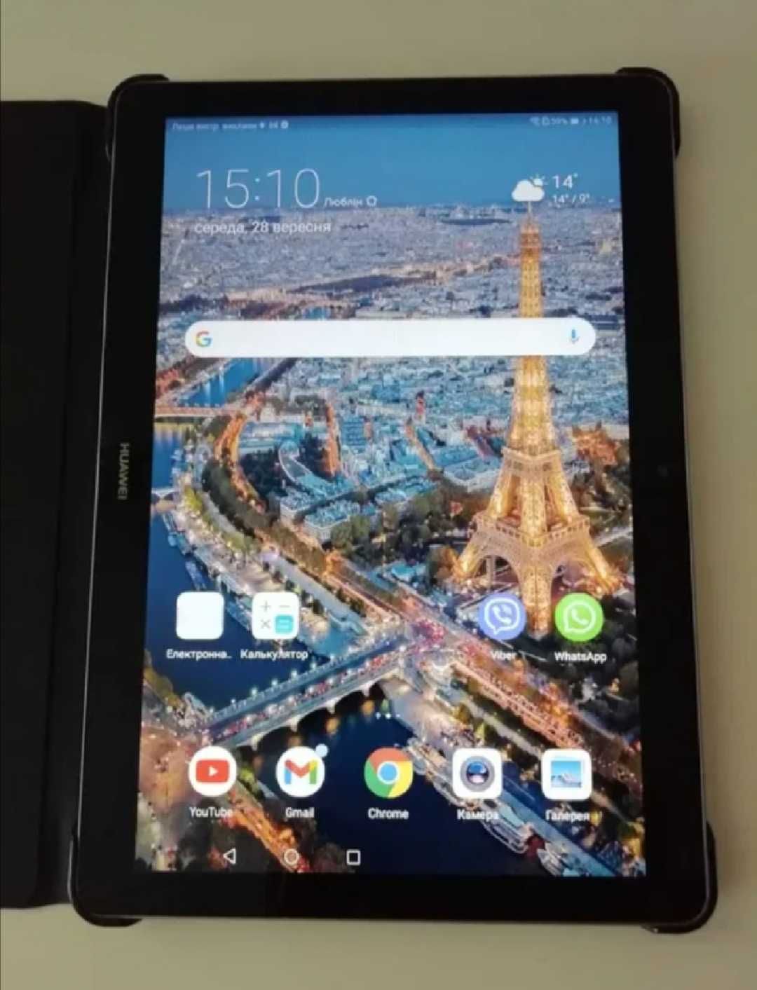 Планшет–телефон HUAWEI Media Pad T3+футляр, металевий корпус
