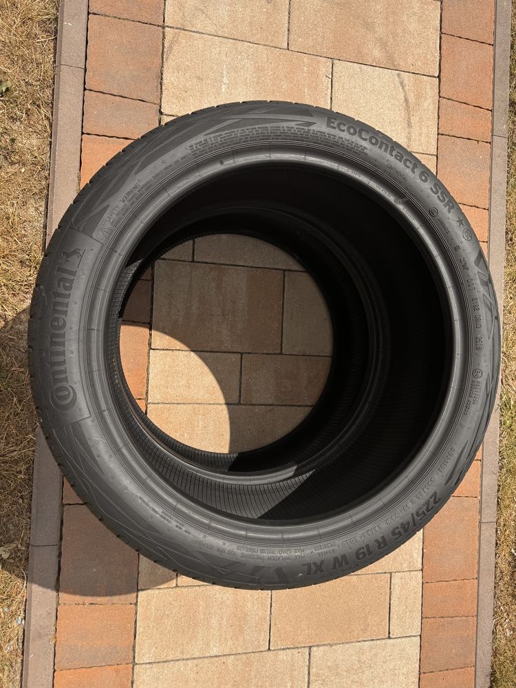 Opony 225/45R19 Letnie Continental RunFlat . Idealne!WYSYŁAMY.