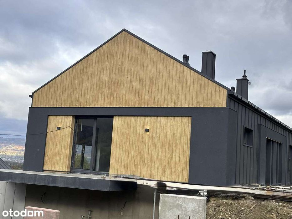Nowoczesny dom 213m2, Lipowa- Widokowa ekspozycja, Dom parterowy