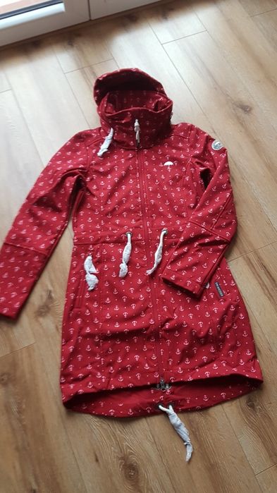 Schmuddelwedda softshell kurtka płaszcz damski na polarze nieprzemakal