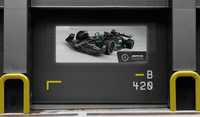 Baner plandeka 150x60cm Mercedes AMG Petronas F1 Team Hamilton