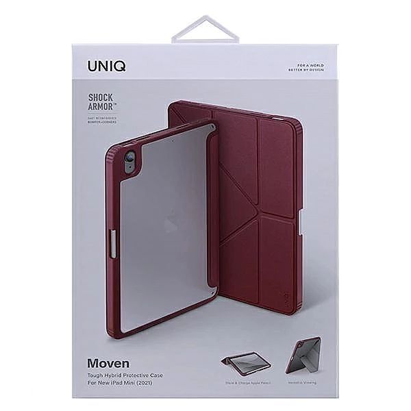 Etui Uniq Moven na iPad mini (2021) - bordowe