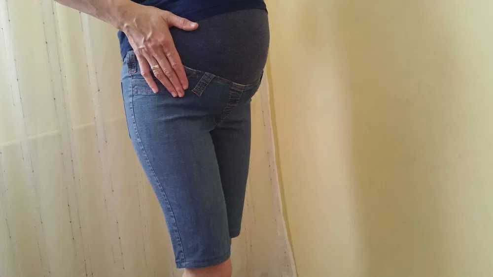 spodenki ciążowe dżinsowe ciąża rozmiar S